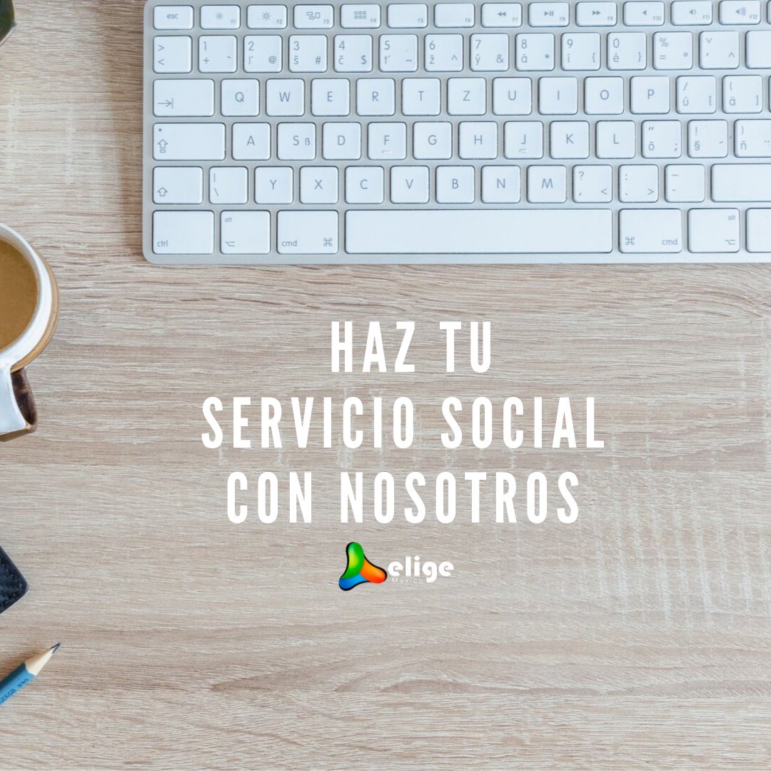 EligeMexico's tweet photo. Haz tu servicio social con nosotros!!!
No importa en dónde vivas ya sea en cdmx o en cualquier parte de la República.
Sí aun no sabes donde hacer tu servicio social, nosotros somos el lugar indicado.
Forma parte de nuestra familia Elige y trabajemos juntos por México. https://t.co/T3lQ3HlpKz