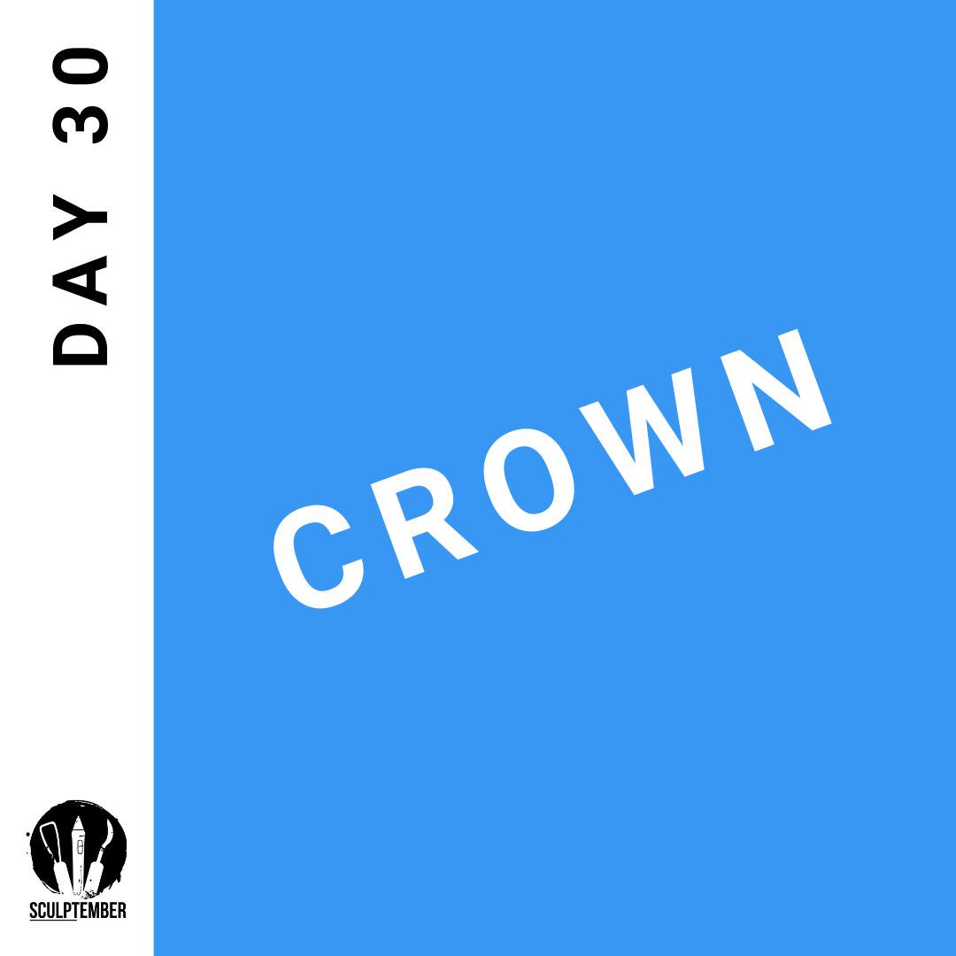 realSculptember's tweet photo. It's the final day of #Sculptember. Keep pushing through and let's see your crowns 👑

#sculptember2019 #digitalartist #3d #digitalsculptor #crown https://t.co/ch77VFr4aa