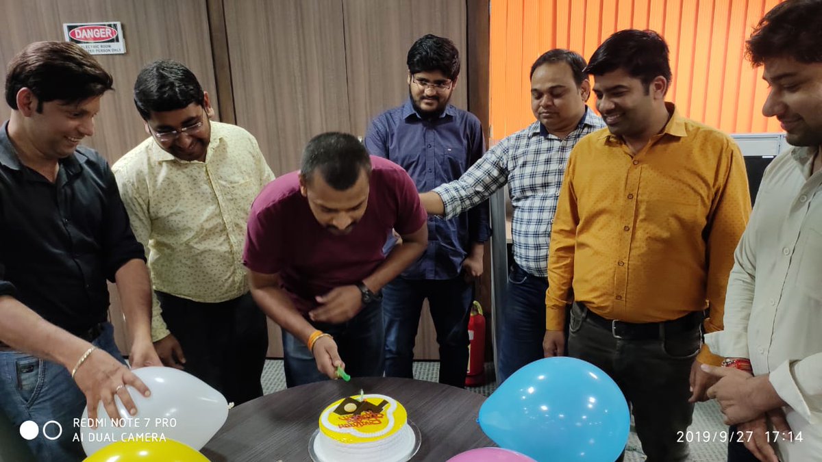 ClovityInc's tweet photo. Another #funfriday celebrating birthdays at the @ClovityInc Development Center in September! Wishing everyone a very happy birthday &amp; an amazing year ahead. 

#happybirthday #employeesfirst #employeeculture #celebrationtime #CSensorNet #Clovity #IoT #IIoT #Smartcity #Smartcities https://t.co/vAlSILz3Vi