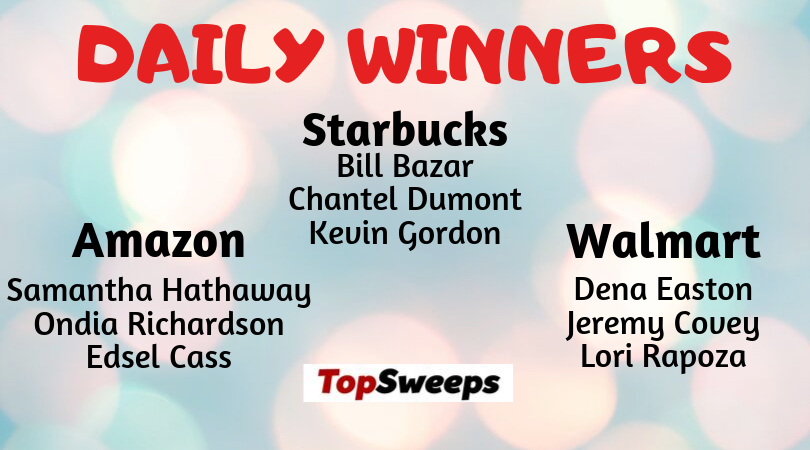 topsweepsprize's tweet photo. Winner winner!! πMake sure to send us some selfies with your prizes! ππ
#EnterToWin your own $10 Amazon gift card HERE: https://t.co/110tCBg8KP
#TSSWinners #TopSweepsWinners #DailyWinners #GiftcardGiveaway #TopSweeps #TopSweepsStyles https://t.co/mlzjVEX4B3