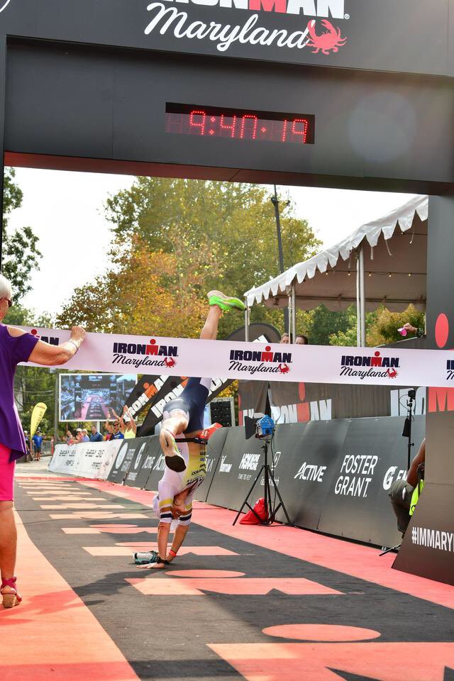 🤸🏻‍♂️ to break the <a href="/IRONMANtri/">IRONMAN Triathlon</a> tape