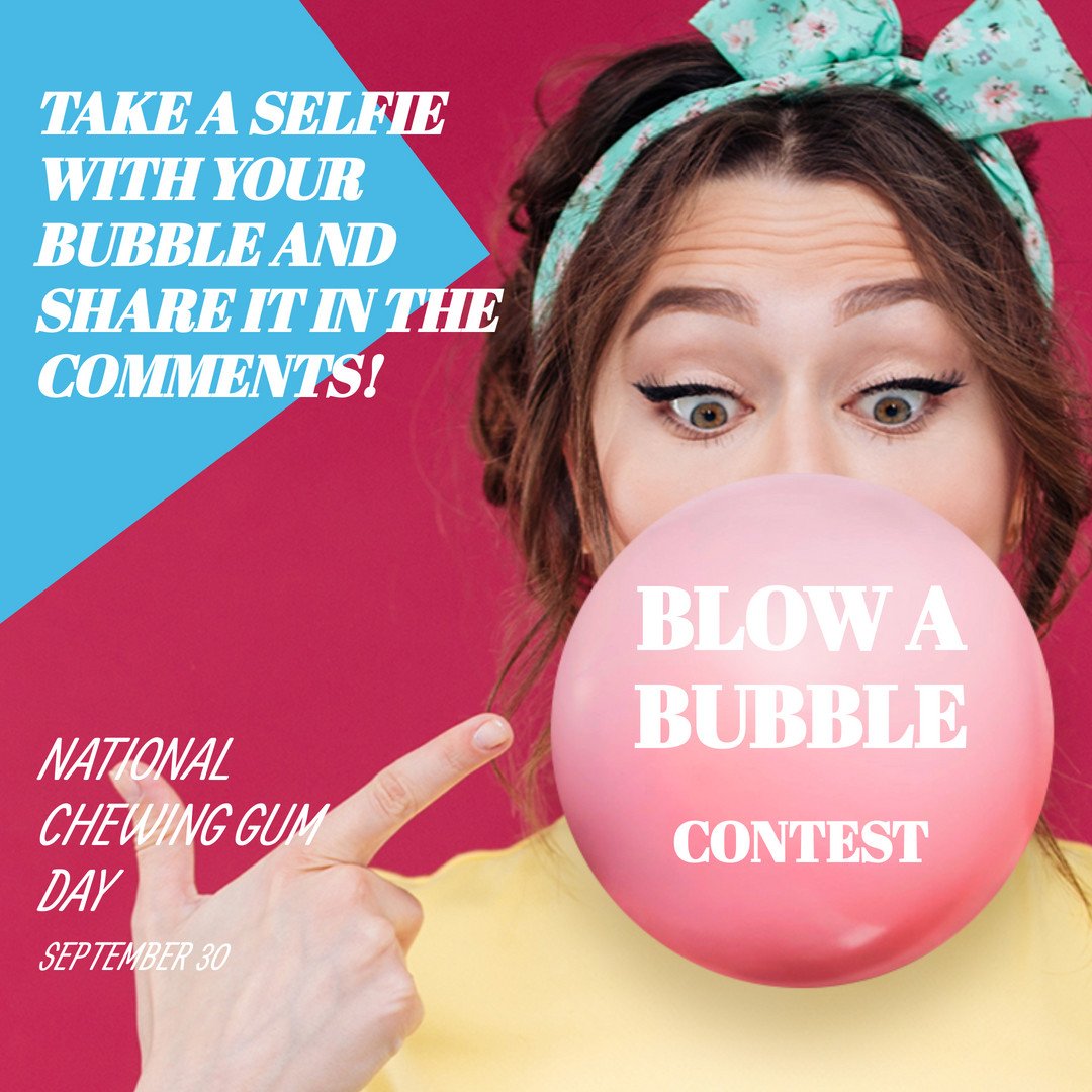 SirStitch's tweet photo. Get ready to chew on this, today is National #ChewingGumDay! https://t.co/4U8x1SpouK