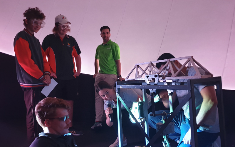 Aurecon's tweet photo. We had a smashing time at the judging days of the 2019 Aurecon Bridge Building Competition. Congratulations to all the winning schools https://t.co/OAH7bNje9b. #aureconbbc #stem https://t.co/3VOWxD0NON