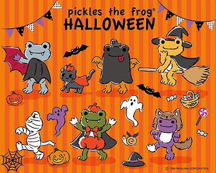 Twitter 上的 Pickles The Frog かえるのピクルス 10月の壁紙は楽しい楽しいハロウィンパレードです ブックカバー スマートフォン用カレンダー スマートフォン用待ち受けもありますので ぜひダウンロードして下さいね T Co Cax2zfi4nz ピクルスhp壁紙