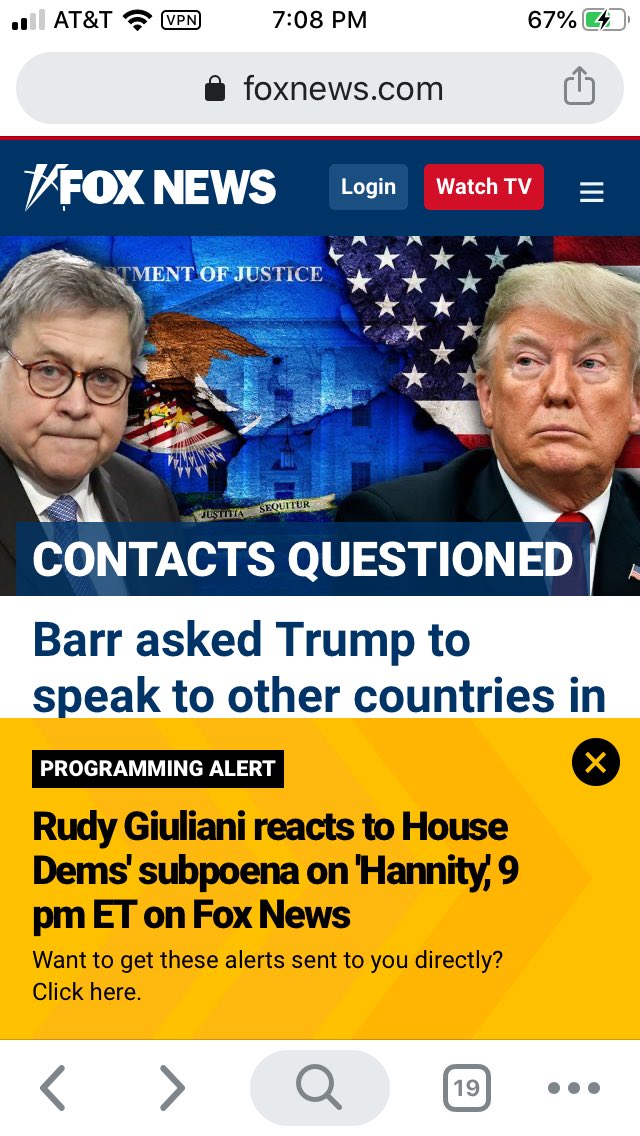 AsherDvito's tweet photo. @ReelQuinn Yellow pop up when you access home page. Also, video article from today https://t.co/WKThlFyroo