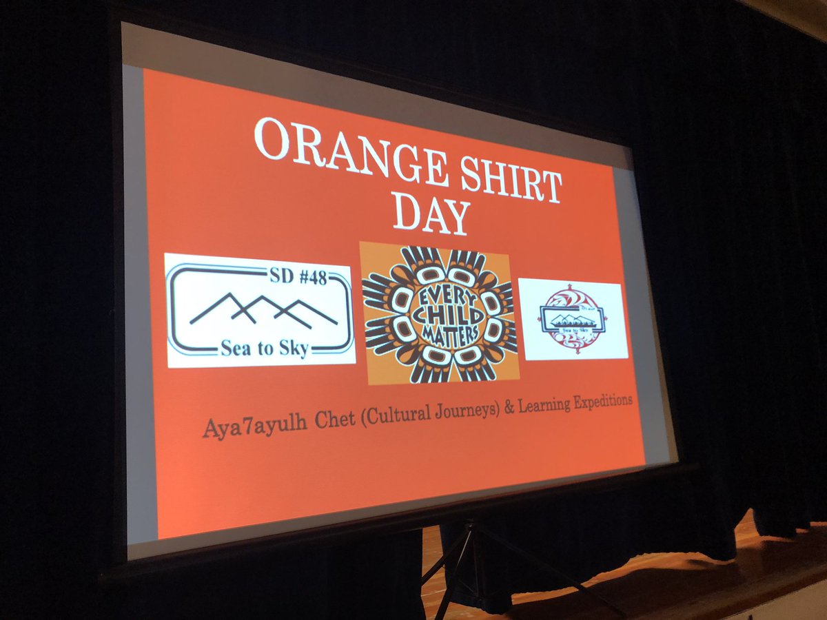 brayden_gordon's tweet photo. Such a proud day at our little school today celebrating and honouring “Orange Shirt Day”. #neverforget #Reconciliation @S2SLearnConnect @SeatoSkySD48 https://t.co/ROQgGdqfqx