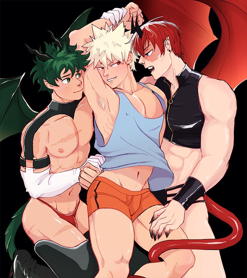 “LAUNCHING ON PATREON OCT 1: An R18 todobakudeku comic! 