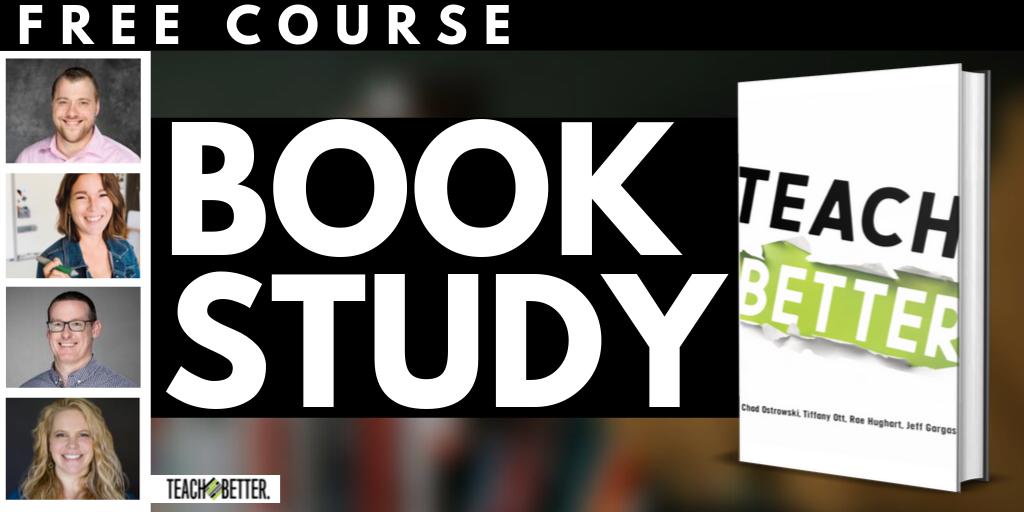 teachbetterteam's tweet photo. INVITE your staff!
Chad, Tiffany, Rae, and Jeff will take you step-by-step through each chapter, providing you with thought-provoking prompts and questions to consider before and during your reading. https://t.co/7IOWFValul #MasteryChat #TeachBetter #teachbetterbookstudy #EdChat https://t.co/BJBsxnzR8k