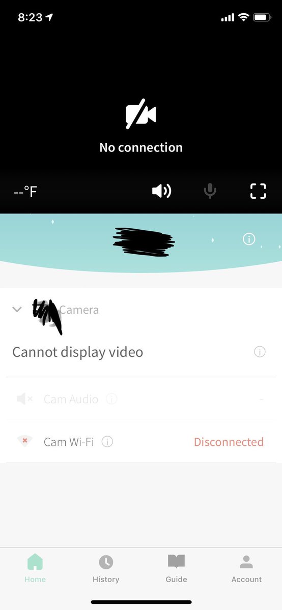 owlet cam cannot display video