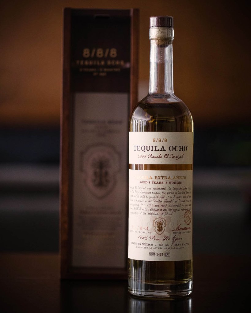 Tequila Ocho on Twitter "Introducing Tequila Ocho 8/8/8 Extra Añejo