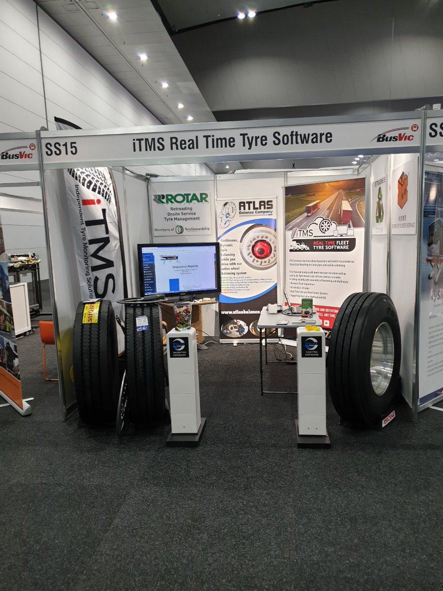 iTMS on display at the Melbourne Convention Center. 
#BusVic Conference and Expo