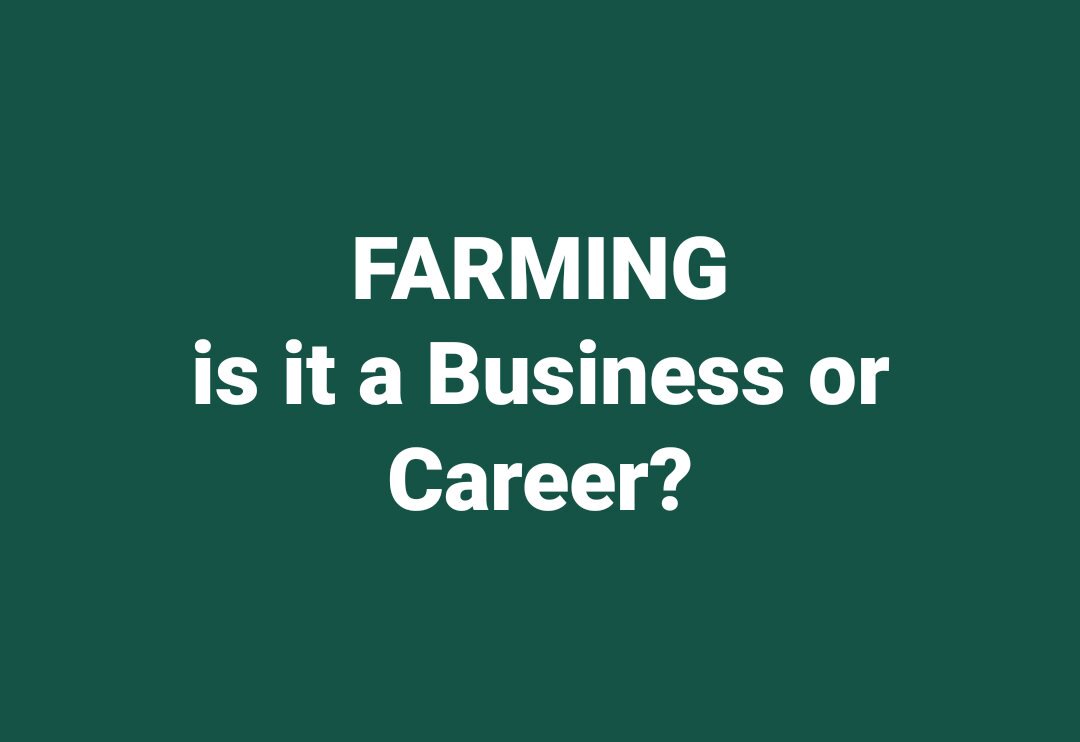 Farming, is it a Business or Career?

Tag a friend.

#farming #business #career #agriculture #agribusiness #agricultura #agrotech #fishing #food #africa #youth #meninag #womeninag #youthinag #agpro #agmarketing #produce #farmers #farmersmarket #farmerscornerng