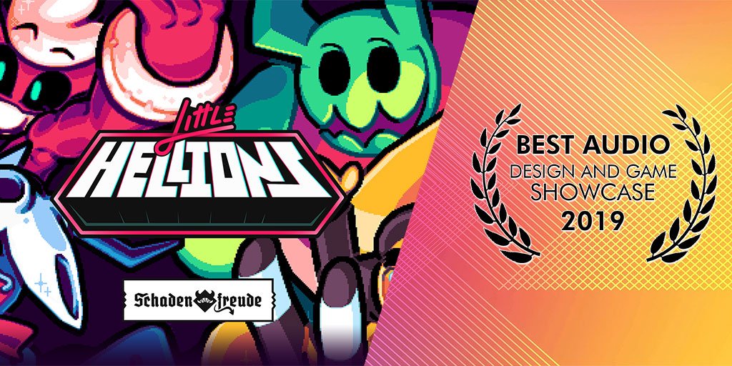 Design_And_Game's tweet photo. #DaGS2019 - The judges played all the games and voted. This week we are announcing the winners! Best Audio at the Design and Showcase 2019 is: Little Hellions from Schadenfreude! Congrats! To see all the games: https://t.co/kIHpasJ8Dx
.
.
.
#DirectPlay #GameDev #YEG #YCC #YQL https://t.co/yavF2L3ql3
