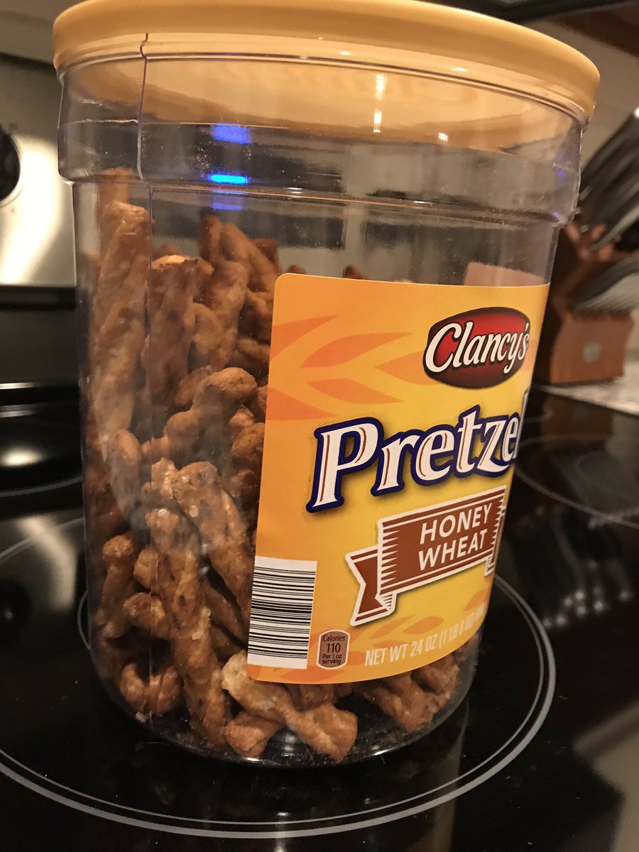 My wife went shopping the other day and made an impulse buy of the worst kind of pretzel. She's not pregnant anymore this purchase is unacceptable.
