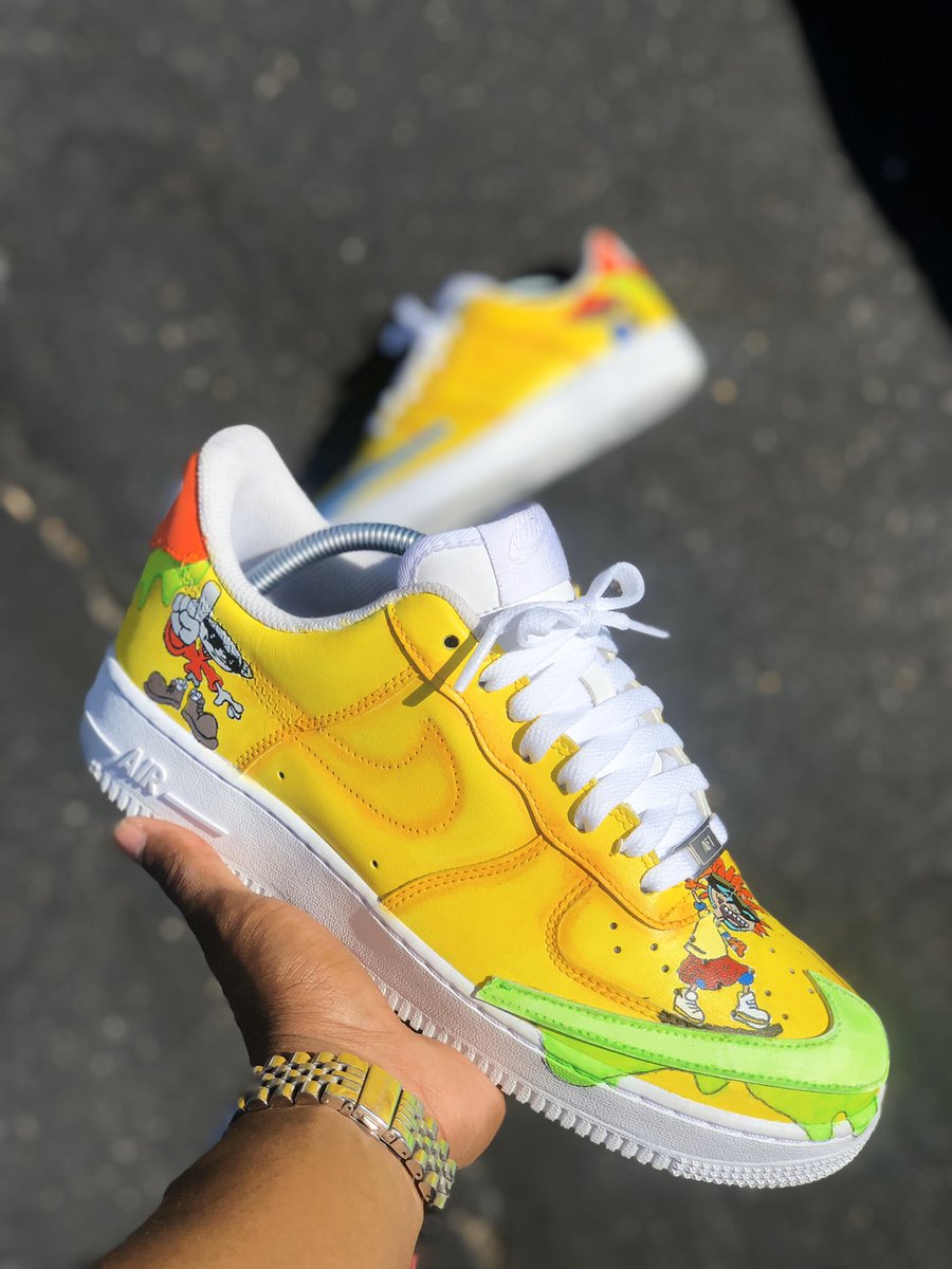 FTeamCustoms's tweet image. 🚨New Custom Alert 🚨

Nickelodeon Themed AirForce 1’s😱

#Share #Nickelodeon