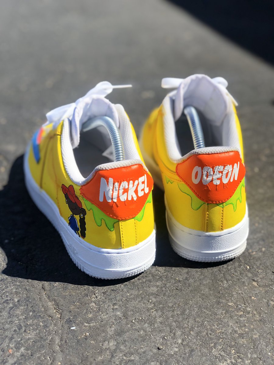 FTeamCustoms's tweet image. 🚨New Custom Alert 🚨

Nickelodeon Themed AirForce 1’s😱

#Share #Nickelodeon