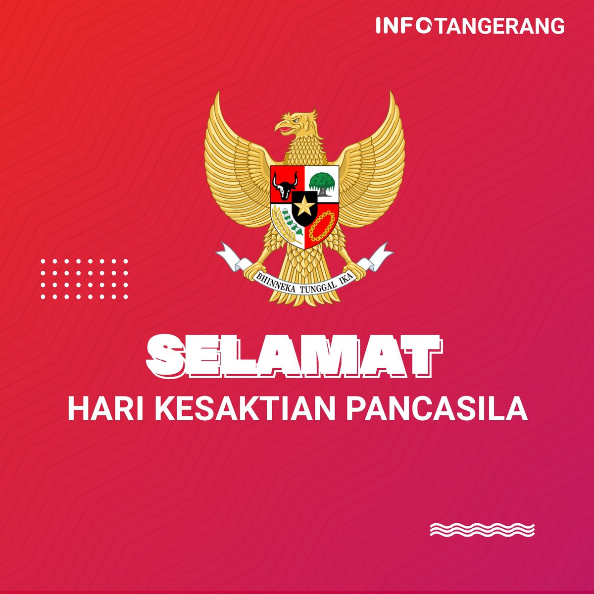 Pancasila sakti bukan karena dia hebat mandraguna melainkan komitmen setiap anak bangsa dengan sadar menjaganya dalam menjadi kehidupan berbangsa dan bernegara. #millennialTNG #infotangerang #Tangerang #kotatangerang #infoterkini #Tangerangterkini #updatetangerang