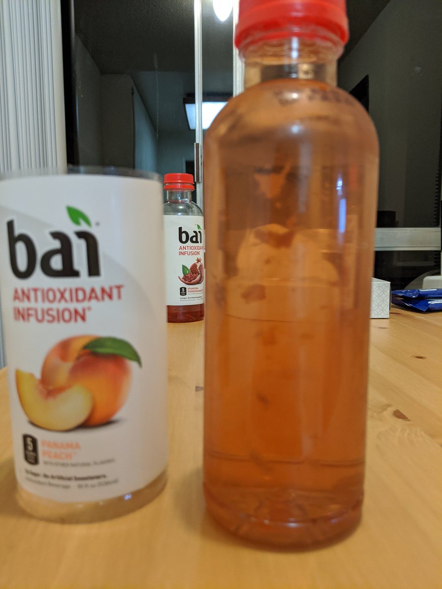 hiemsventosa's tweet photo. @drinkbai I found floccule like substance in some recently bought Bai drinks. I don't find anywhere on the bottle illustrating these substance. Is this an indication of it going bad? https://t.co/Zi0Aj0RhF4