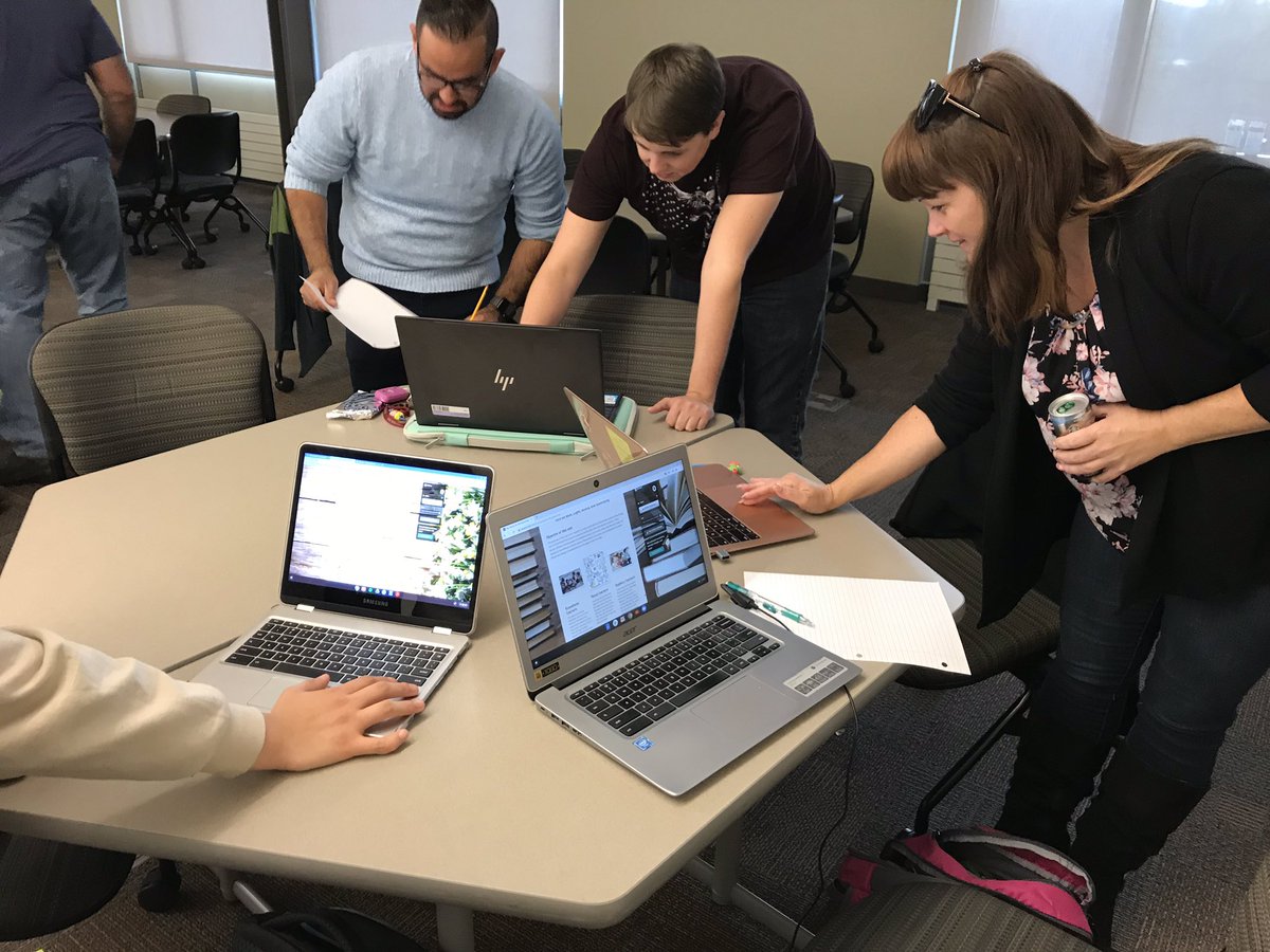 WSUVEdTech1's tweet photo. Differentiation newsletter gallery walk! #wsuvedtech https://t.co/OEQo2QEyFj