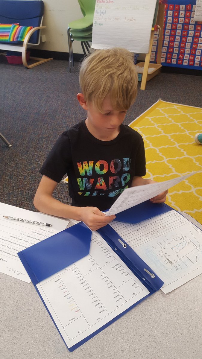 BRESecondGrade's tweet photo. Practicing revision using a checklist and reading like a detective #ssdedu#BreckEl https://t.co/DE42hGvGBR