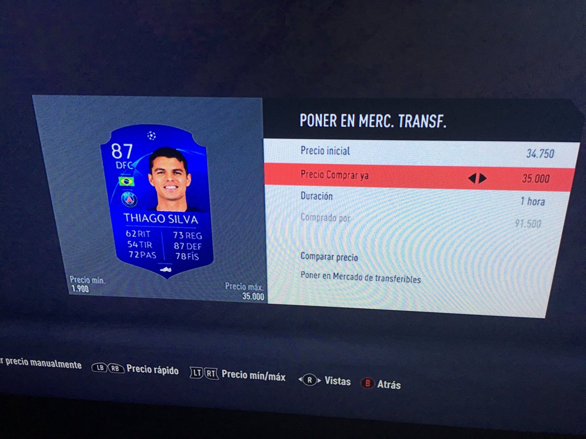 xDrake79's tweet photo. @FIFA_naticos jajajajaja mira esto todo iba bn tradeando con los jugadores de la champions 50k de ganancias hasta que se vuelve el bug en tu contra comprado en 91k rango max 35k 🤯🤬 https://t.co/uOrRTJVhXv