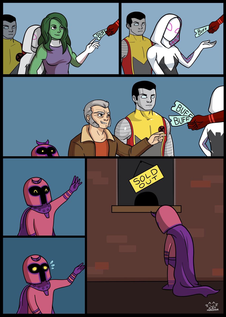 Magneto deserves better

#buffthisboy #exceptdontjustmakehimanannoyingdefenderplease <a href="/MarvelChampions/">Marvel Contest of Champions</a>