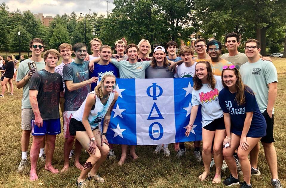 Some brothers and Phikeia had a great time with the beautiful girls of <a href="/KKGUTK/">Kappa Kappa Gamma</a> at #kappacolorwars