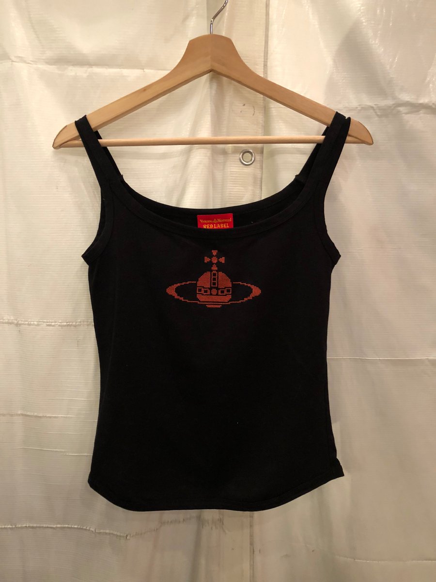 newyorkjoe's tweet photo. NEW ARRIVAL

＜Lady’s＞Vivienne Westwood RED LABEL / 刺繍タンクトップ

¥3,800+TAX https://t.co/PRC64jleQb