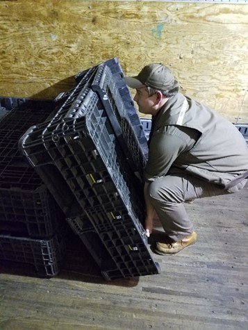 Way to lift with your legs, and staying in your power zone!! #NPSafetyAware, #bendatyourknees, #stayinginyourpowerzone