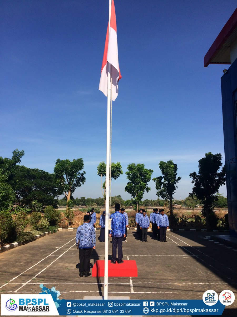 "dgn Smangat kebersamaan yg dilandasi oleh Nilai2 luhur Ideologi Pancasila, Bangsa Indonesia ttp dpt mmperkokoh Tegaknya NKRI" <a href="/kkpgoid/">KKP RI</a> <a href="/DitjenPRL/">Direktorat Jenderal Penataan Ruang Laut</a> <a href="/satyamurti/">Brahmantya S. Poerwadi</a> <a href="/andry_is/">Andry Sukmoputro</a> 
#KitaPancasila #DJPRLkeren #BPSPLmakassar #MantapKi