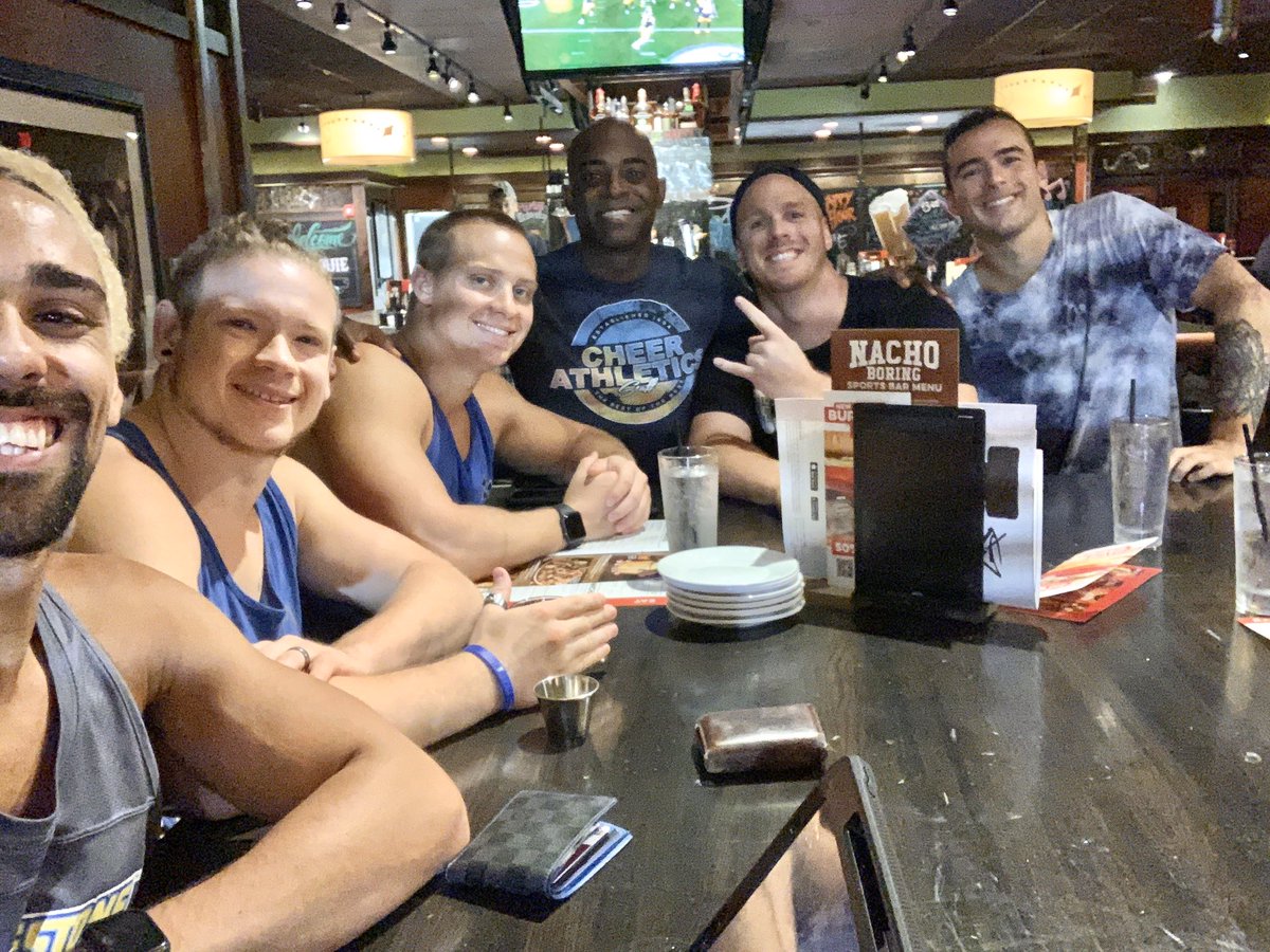 Say hello to the Groom, Best Man, and his Groomsmen 🎩 💙 <a href="/COACH_CAndy1/">Andy Hansen</a> <a href="/CalebVail/">Caleb Vail</a> <a href="/travisfairfax43/">Travis Fairfax</a> <a href="/jayviss/">Josh Davis</a> <a href="/cory_moore58/">Cory Moore</a>. Thank you so much for sharing these special moments with us!