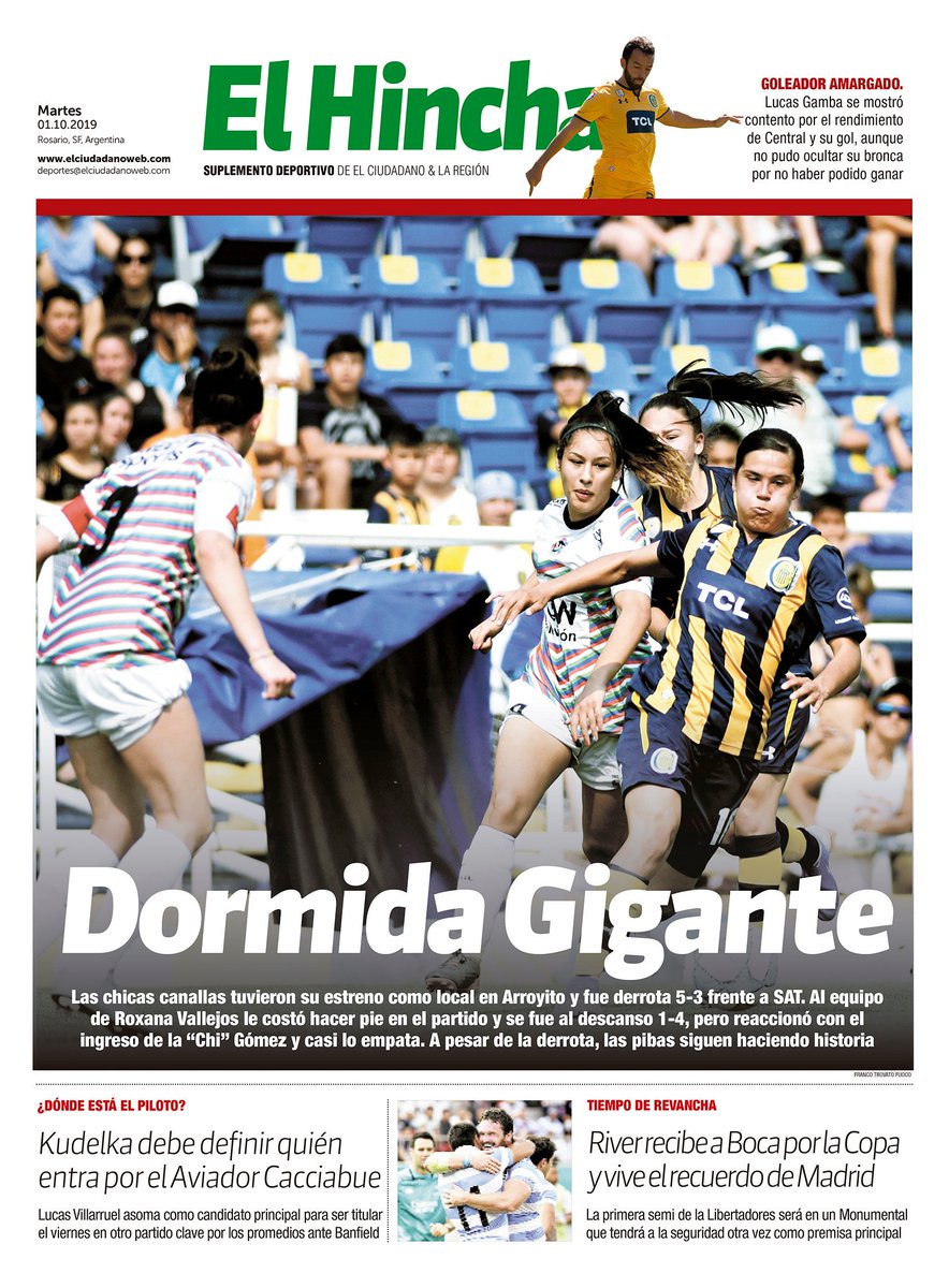 ¿Viste la tapa de El Hincha?