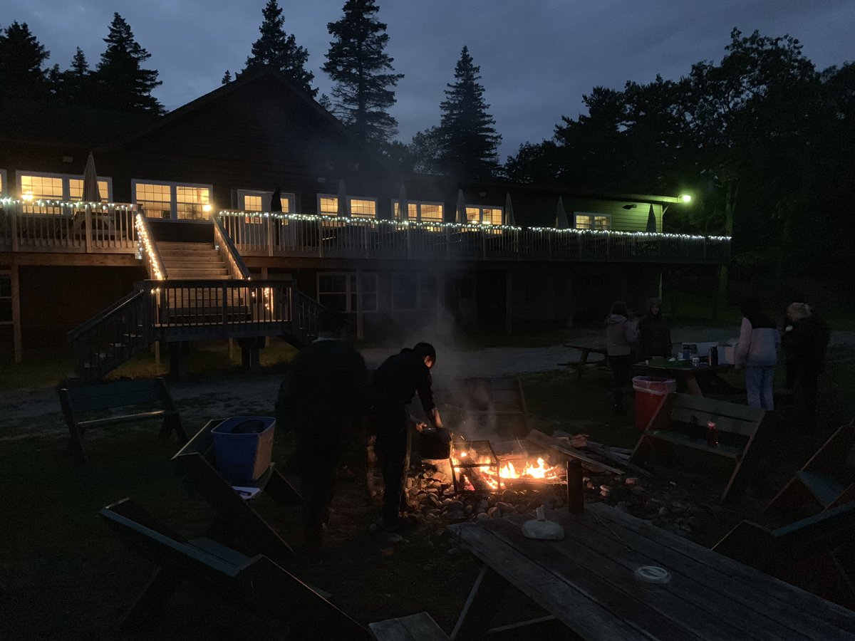 NHS232's tweet photo. APES Trip 2019 - new camp, good times. Anyone have a previous year pic to post?  #APES2019 https://t.co/woc2Qt7BEt