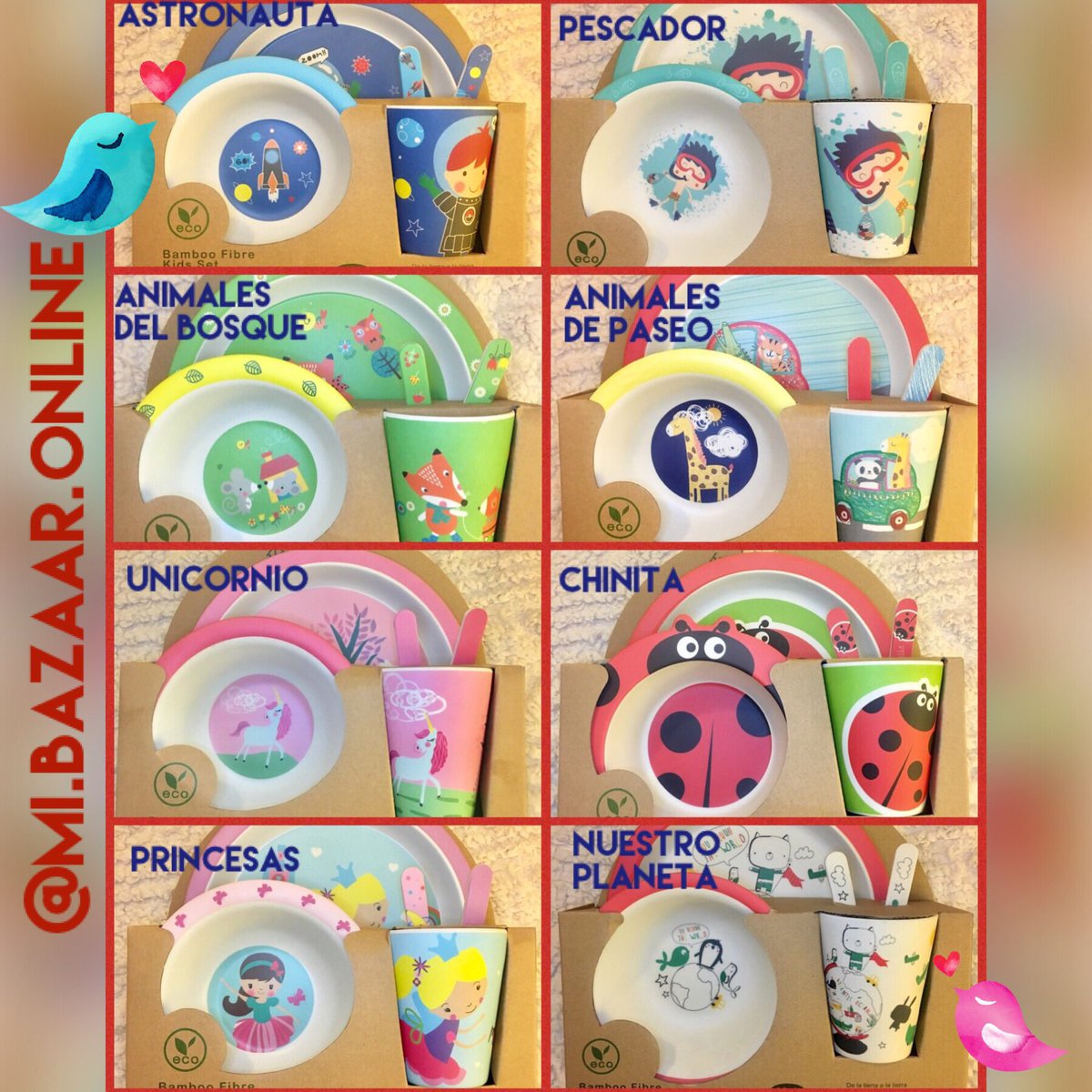 BazaarMi's tweet photo. La vajilla de fibra de bambú es una alternativa al plástico más saludable y sostenible para nuestro medio ambiente. Es adecuada para alimentos sólidos y líquidos, tanto fríos como calientes. No olvides estaremos este fin de semana en barrio Italia /Galería Fauna. Av. Italia 1194 https://t.co/7kWR2jHZj8