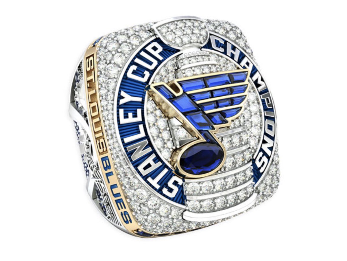 Darren Rovell on X: Ring maker @Jostens is offering fans a chance to buy a  version of the St Louis Blues Stanley Cup ring. Limited to 139, it is made  out of