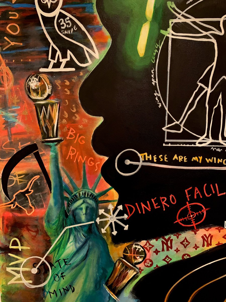 yellaxoxo's tweet photo. | B A S Q U I A T B A L L | Part dos: @easymoneysniper π°π¨π
.
.
.
#yella #painting #basquiatball #basquiat #artandbasketball https://t.co/w4KecBHzEo