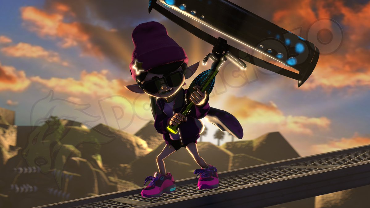 Davy Agents Of The New Squidbeak Splatoon Agent1 Agent2 Agent3 Splatoon Sfm Sourcefilmmaker Splatoonart スプラトゥーン カラストンビ部隊 1号 アオリ 2号 ホタル 3号 These Are Promo Arts For An Upcoming