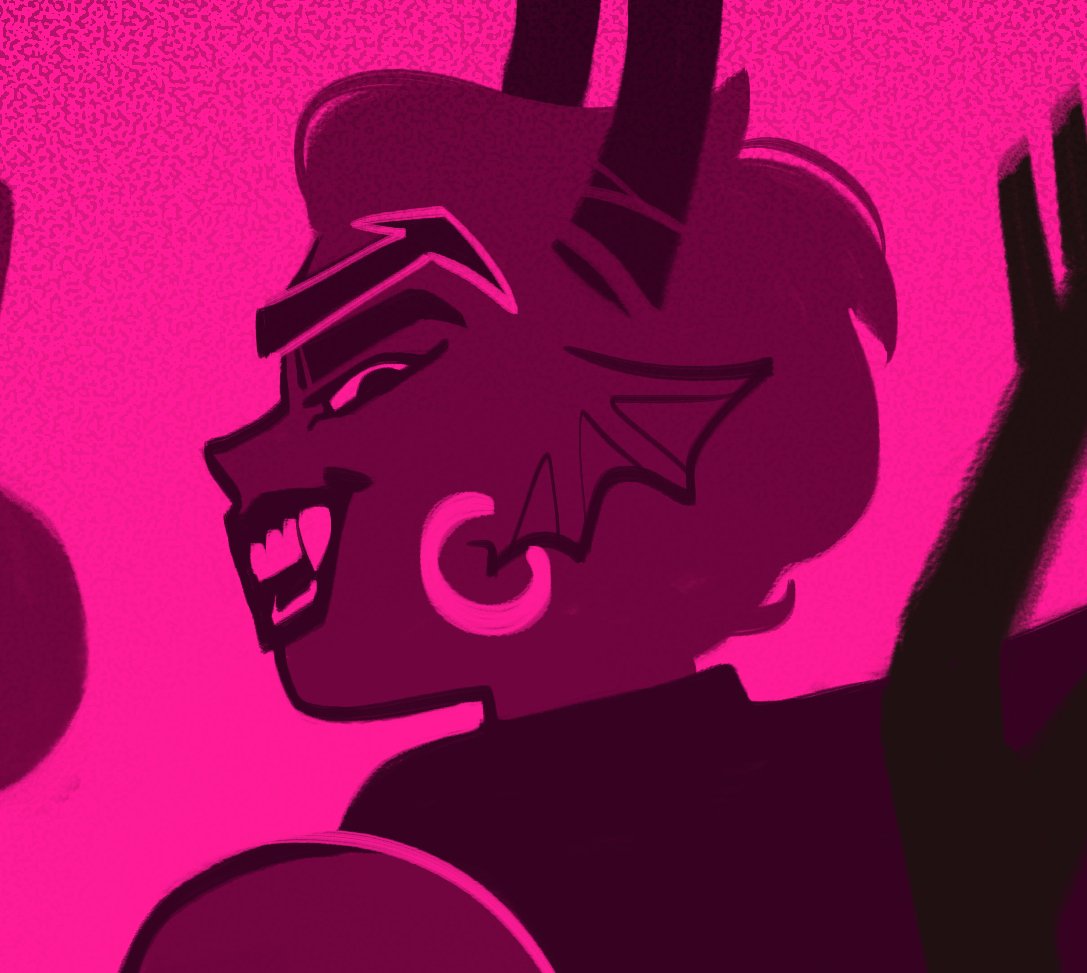 jynycal's tweet photo. here's the second piece i made for the @pro8lematiczine! this is supposed to be dammek-centric, but it kind of ended up as a dammek/trizza problematic duo, cause they're both... like that.
#trizza
#dammek
#hiveswap https://t.co/lZTMPBBX7f