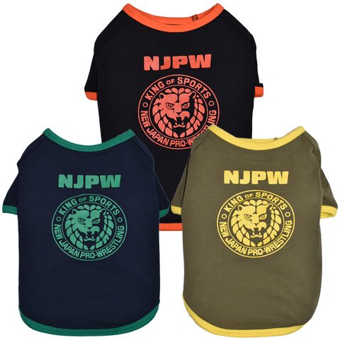 Rui The Wan Ar Twitter 商品番号r 新日本プロレス ライオンマークtシャツ 新日本プロレス Njpw Dogwear 犬服 かっこいい犬服 みんなででお揃い Ruithewan