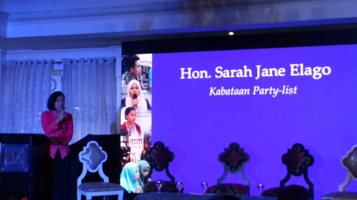 PLCPD1989's tweet photo. Cong. Sarah Elago of Kabataan Partylist: "Isang bagay ang dapat nyong maintindihan na ni minsan, ay hindi kayo nag-iisa."
#CreatingSpacesTogether
#CreatingSpacestoEndVAWG
#GirlDefenders
#IDG2019 https://t.co/cAOPW0eIKU