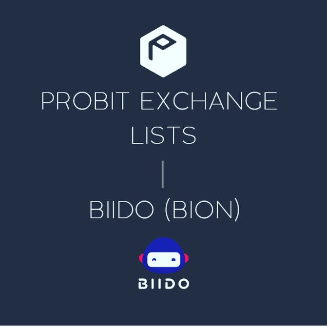 The listing day! We are excited to announce our listing day has come. You can start trading your BION at 17.00 KST at <a href="/probit_exchange/">ProBit Global</a> and <a href="/biido/">Biido</a>.id. Let's go to infinity and BION! #exchange #biido #bion #bitcoin #cryptocurrency #listing #ieo