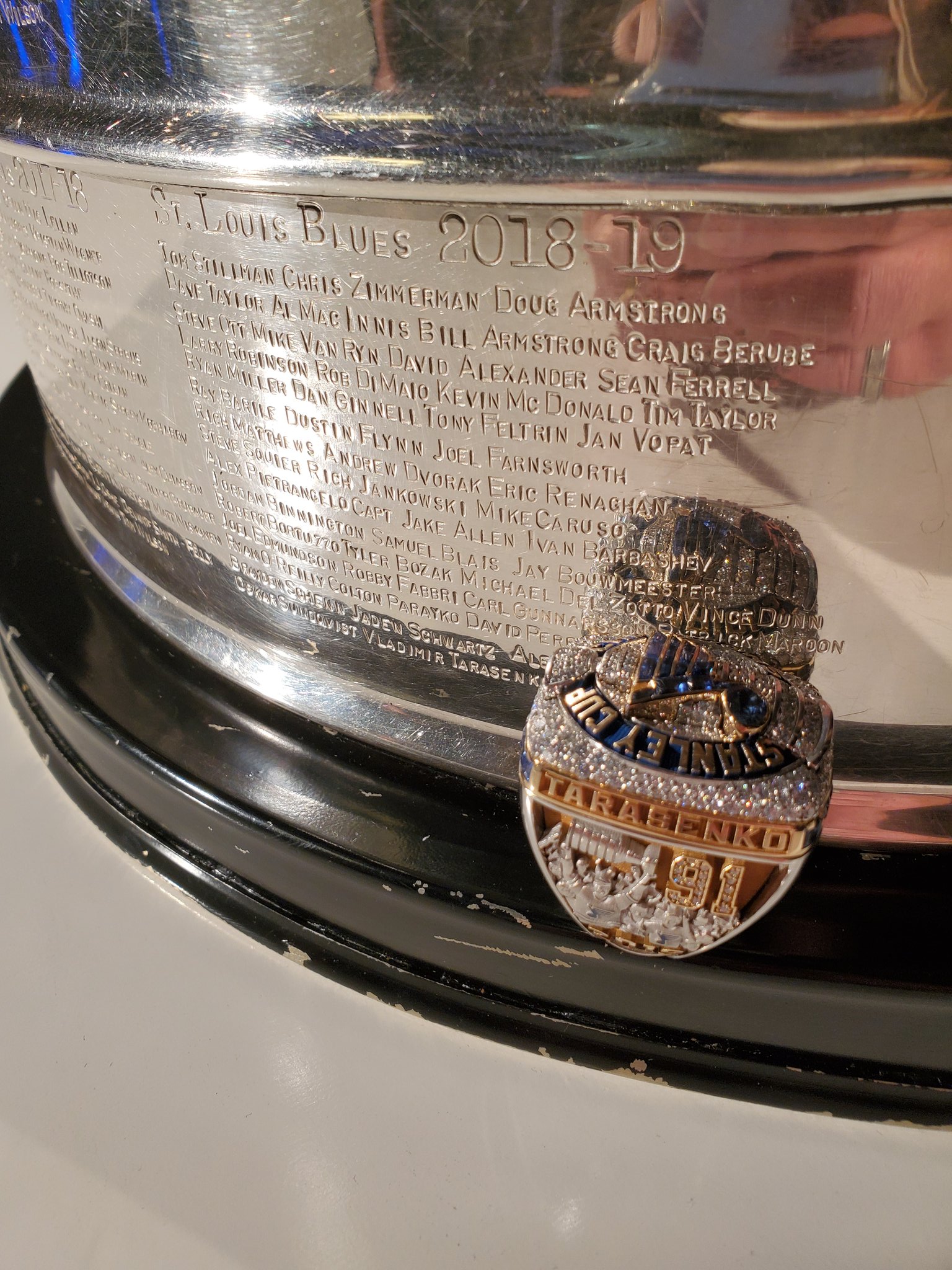 Philip Pritchard on X: Check out the replica #StanleyCup ring of
