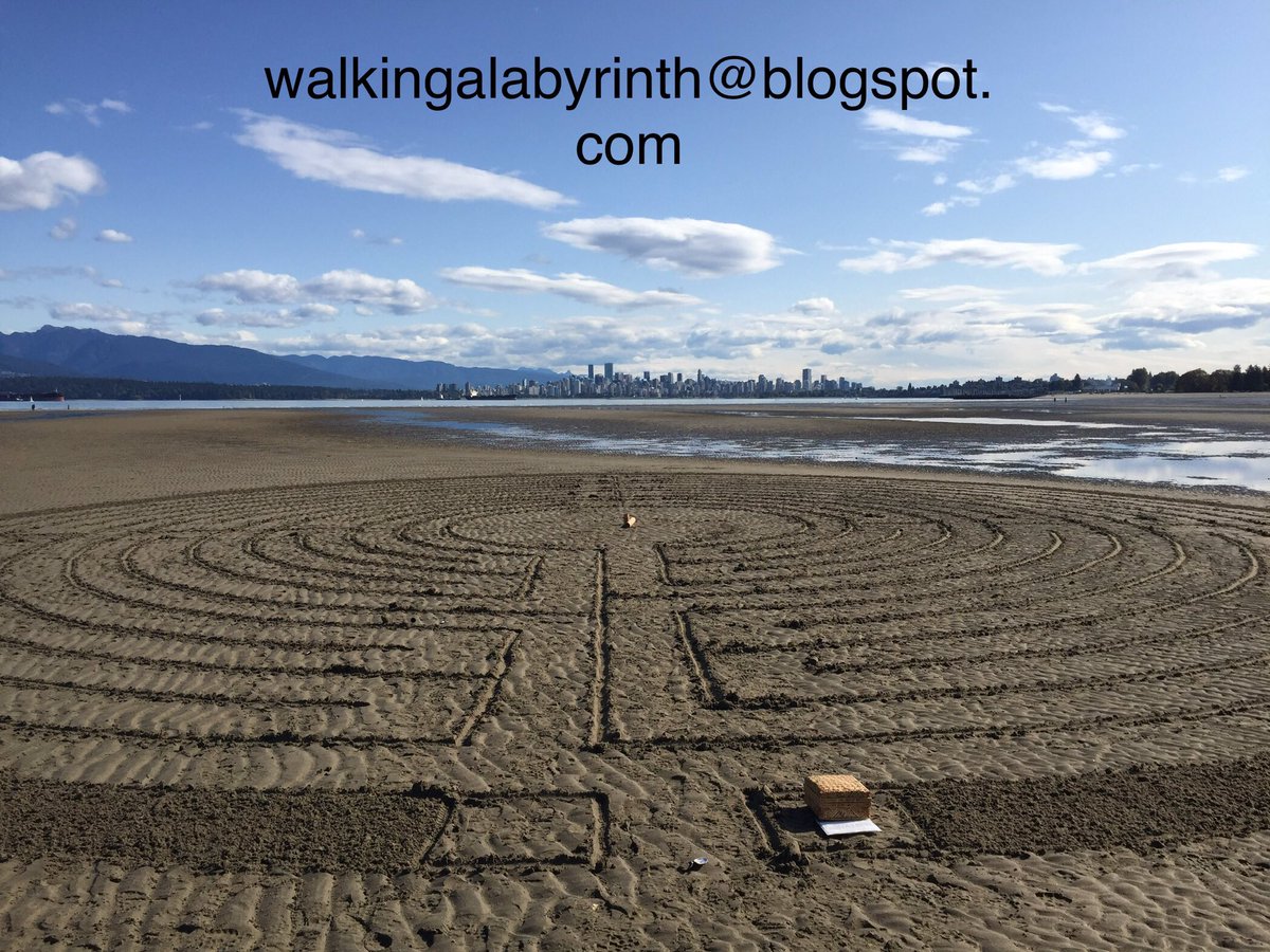 Rubble7's tweet photo. Had a wonderful Labyrinth walk this weekend. Might be the last for a little while. https://t.co/mgV7Hgoph0