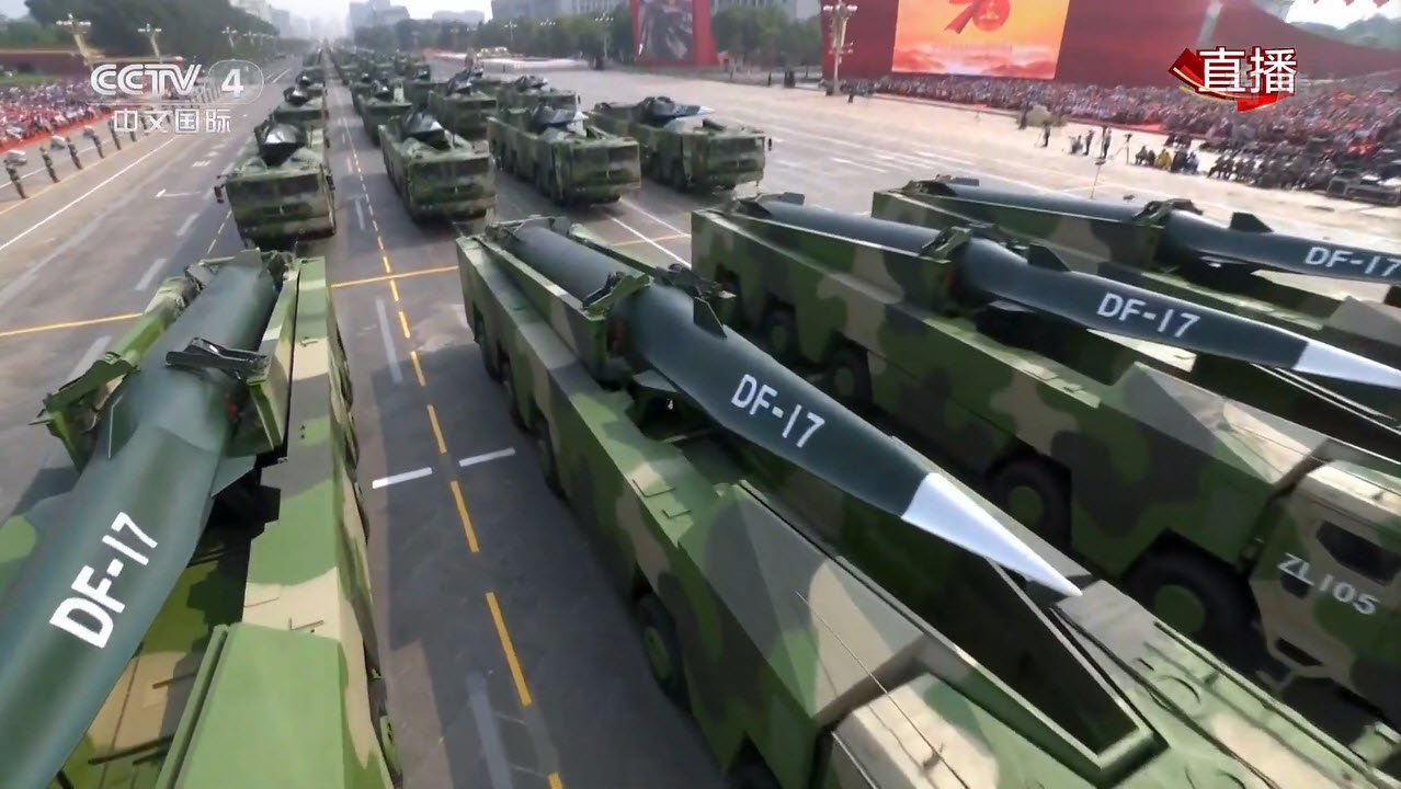 today techs Eastern Pendulum on Twitter: "DF-17, conventional missile https://t.co/8CsiopX1Ek" / Twitter