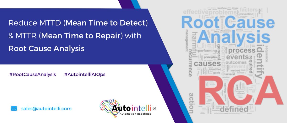 autointelli's tweet photo. Learn how #AutointelliAIOps avoids #ServerDowntime and detect underlying IT issues using the #RootCauseAnalysis feature.
Visit us to learn more: https://t.co/rm2HBatyn9
#AutointelliAIOps #Automation #AIOps #ArtificialIntelligence #ReduceMTTD #ReduceMTTR #AutoRemediation https://t.co/dIfdPVBK8v