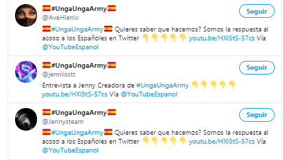 MclsIamofobia's tweet photo. @McIslamofobia @SOSRacis @ghetto82 @UngaUngaArmy_TW @vox_es Hace unos días, después de publicar el bloqueo de una cuenta que nos acosaba y insultaba de manera racista.
Acto seguido, nos saludo en ruso la siguiente cuenta @ElNemesio1, cuenta que apenas tiene seguidores, excepto de #UngaArmy.
Tenemos experiencia y ya sabemos que nos https://t.co/aMXcCXv9Kl
