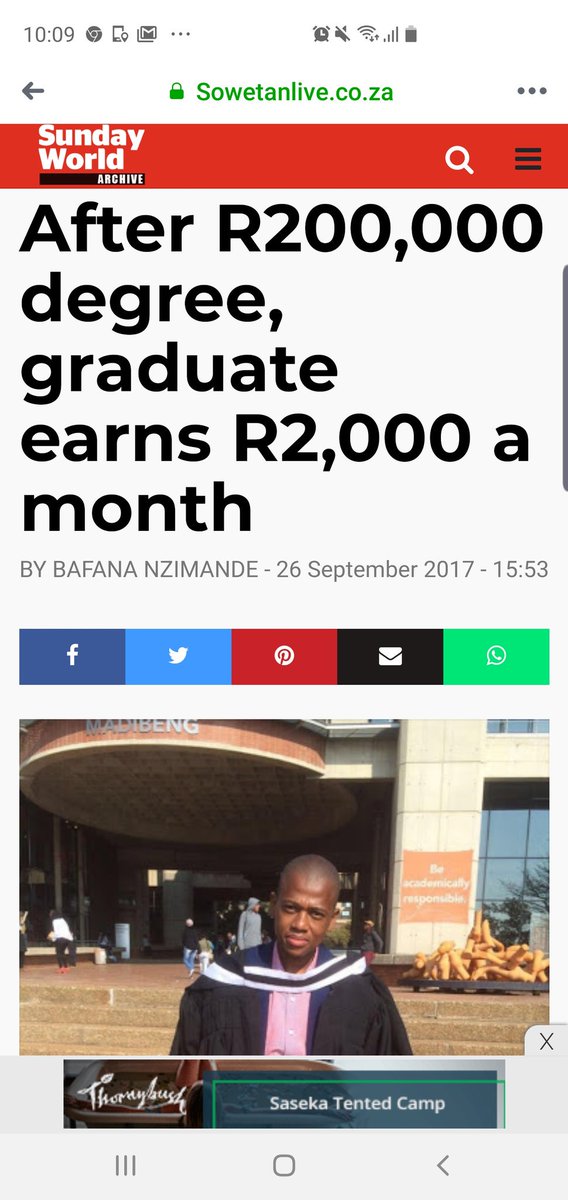 DjCoachrsa's tweet photo. After paying R200 000 to get a degree and you get paid R2000 a month... victims will still protect the real scam of LIFE! #fbkmillionaires #johncenachallenge https://t.co/orshTFPObm