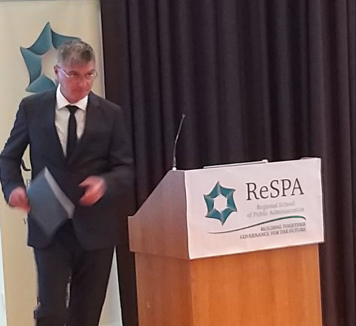 mju_RS's tweet image. .@Rudi_Medved at High-level Policy Dialogue in Ljubljana: "We used to live together. We have gone through different socio-political systems. We had a common #StateAdministration. Today we have our own state administrations, but common challenges."
#TheWesternBalkans #ReSPA