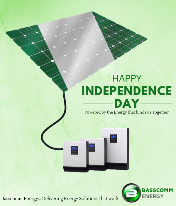 BASSCOMMENERGY's tweet photo. Celebrating Nigeria’s Independence Day with the binding Power, delivered by Basscomm Energy 

#IndependenceDay 
#SolarEnergy 
#NigeriaIndependenceDay 
#NaijaIndependenceDay 
#NaturalVibes 
#SolarPower https://t.co/h7YjyeGZU6