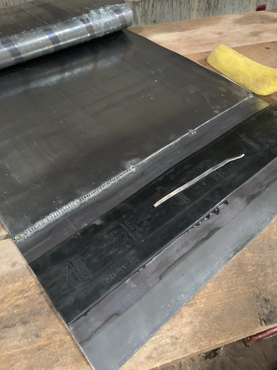 Welding lead expansion joints this morning in #Altrincham #leadwork #Cheshire